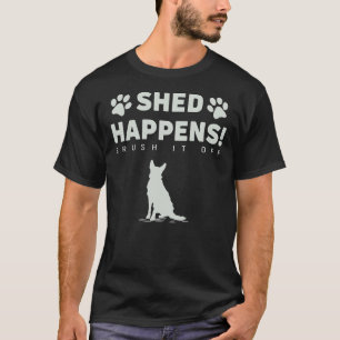 Hund der deutschen Schäferhunde - Schattenhütte - T-Shirt