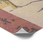 Hund, der ein Arbeitsmehl gestohlen hat Poster (Ecke)