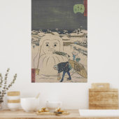 Hund, der ein Arbeitsmehl gestohlen hat Poster (Küche)