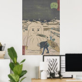 Hund, der ein Arbeitsmehl gestohlen hat Poster (Heimbüro)