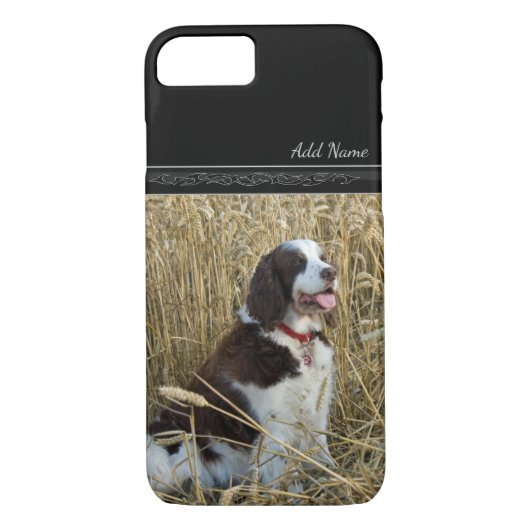 Hund, der Feld-im kundenspezifischen Case-Mate iPhone Hülle (Rückseite)