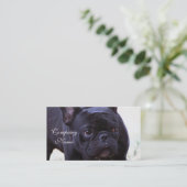 Hund der französischen Bulldogge Visitenkarte (Stehend Vorderseite)