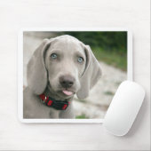 Hund, der heraus Zunge haftet Mousepad (Mit Mouse)