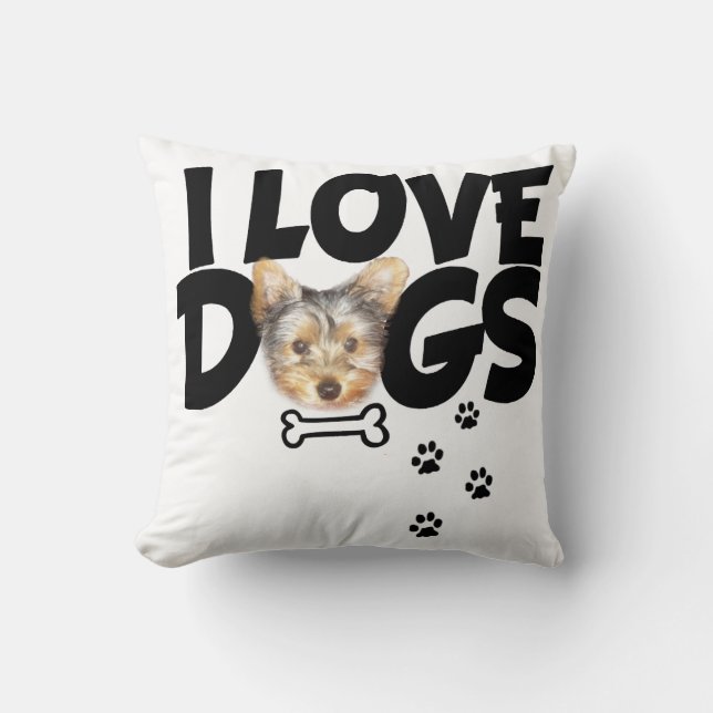 Hund der Liebe I: Kissen (Vorderseite)