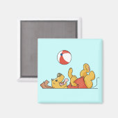 Hund, der mit Ball-T-Shirts und Geschenken spielt Magnet (Vorderseite/Rückseite)