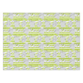 Hund, der Musterhintergrund spielt Tischdecke (Vorderseite (Horizontal))