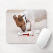 Hund, der nach einem Diplom sucht Mousepad (Mit Mouse)