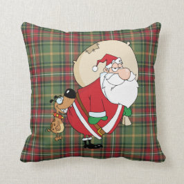 Hund, der Smoking beißt Kissen