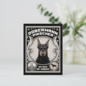 Hund der Wahl Postkarte (Stehend Vorderseite)