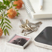 Hund, der weg schaut schlüsselanhänger (Seite)