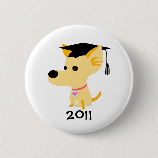 Hund des Abschluss-2011 Button (Vorderseite)