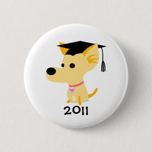Hund des Abschluss-2011 Button
