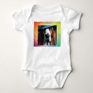 Hund Detektiv Baby Strampler