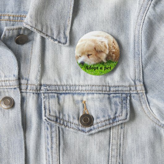 Hund, die Liebe Vermisst Button (Beispiel)