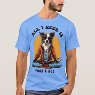 Hund Doing Yoga T-Shirt
