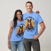 Hund Doing Yoga T-Shirt (Unisex)