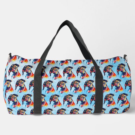 Hund Duffle Bag (Vorderseite)