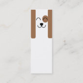 Hund - dünn mini visitenkarte (Rückseite)