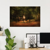 Hund - Ein Mann und sein bester Freund Poster (Heimbüro)