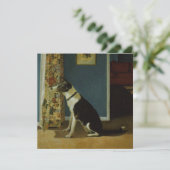 Hund einladung (Stehend Vorderseite)