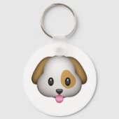 Hund - Emoji Schlüsselanhänger (Vorderseite)