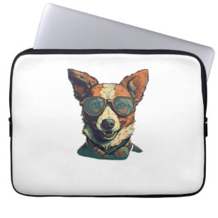 Hund entwirft eine Hommage an die Loyalsten Laptopschutzhülle