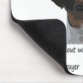 Hund erhält besseres Gesundheitswesen Mousepad (Ecke)