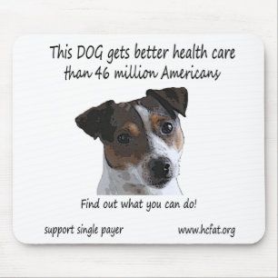 Hund erhält besseres Gesundheitswesen Mousepad