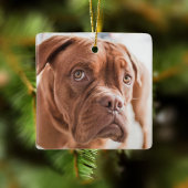 Hund Erste Weihnachtsfeier Keramik Ornament