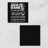 Hund | Es ist ein großes Ding Mitteilungskarte (Vorne/Hinten)