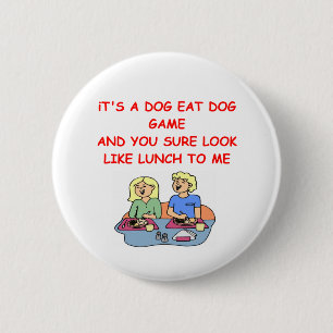 Hund essen Hund Button