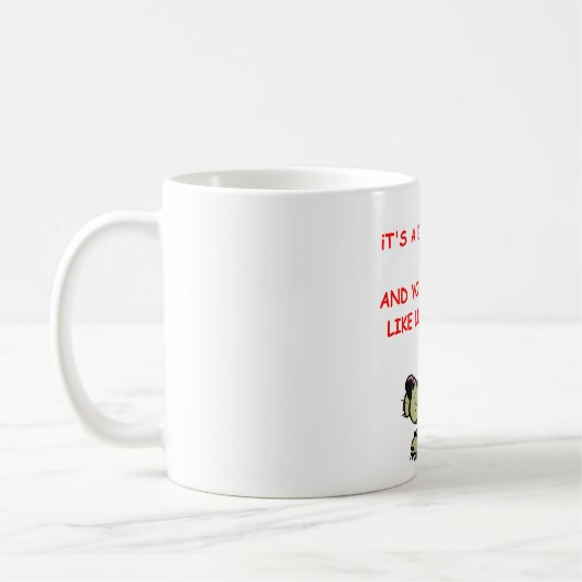 Hund essen Hundewelt Kaffeetasse (Links)