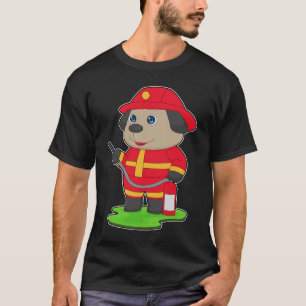 Hund Feuerwehr Feuerlöscher Feuerwehr T-Shirt