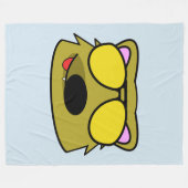 Hund Fleecedecke (Vorderseite (Horizontal))