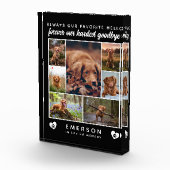 Hund-Foto Blockkollektion Am schwersten verabschie Fotoblock (Rechts)