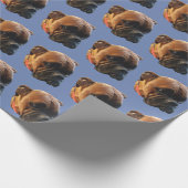 Hund Foto Boxer Welpe Geschenkpapier (Ecke)