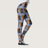 Hund Foto Boxer Welpe Leggings (Rechts)