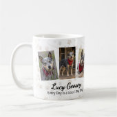 Hund Foto Name Süße Aufschrift Kaffeetasse (Links)