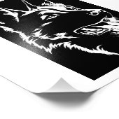 Hund Fotodruck (Ecke)