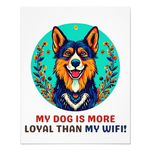 Hund Fotodruck (Vorne)