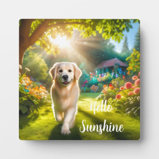 Hund Fotoplatte (Vorderseite)