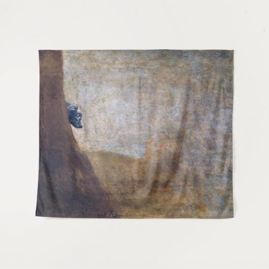 Hund, Francisco Goya Wandteppich (Vorderseite (Horizontal))