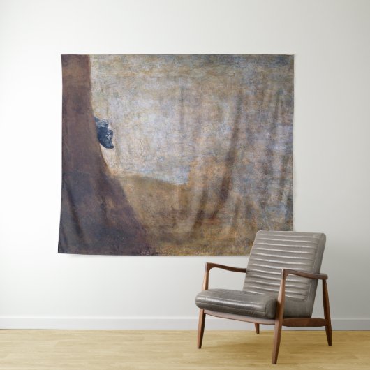 Hund, Francisco Goya Wandteppich (Beispiel (Horizontal))