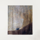 Hund, Francisco Goya Wandteppich (Vorderseite)