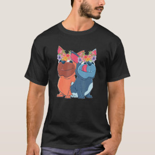 Hund Frenchie Besitzer Garten Blumen Süß Französi T-Shirt