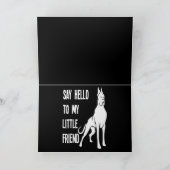 Hund | Frohe Weihnachten Großer Dane Hund (Innenseite)