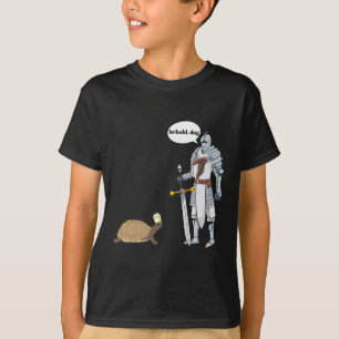 Hund Funny Turtle mit einem Priester hat Unglaubli T-Shirt
