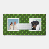 Hund für Familien und Yorkshire, kundenspezifische Schreibtischunterlage (Tastatur & Maus)