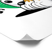 Hund für psychische Gesundheit Poster (Ecke)