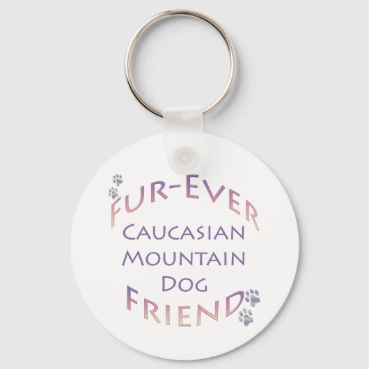 Hund Furever Schlüsselanhänger (Vorderseite)